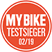 Logo Testsieg in My Bike!  