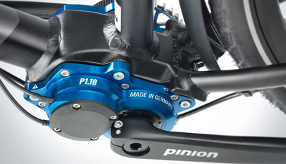 Pinion P1.18-Getriebeschaltung